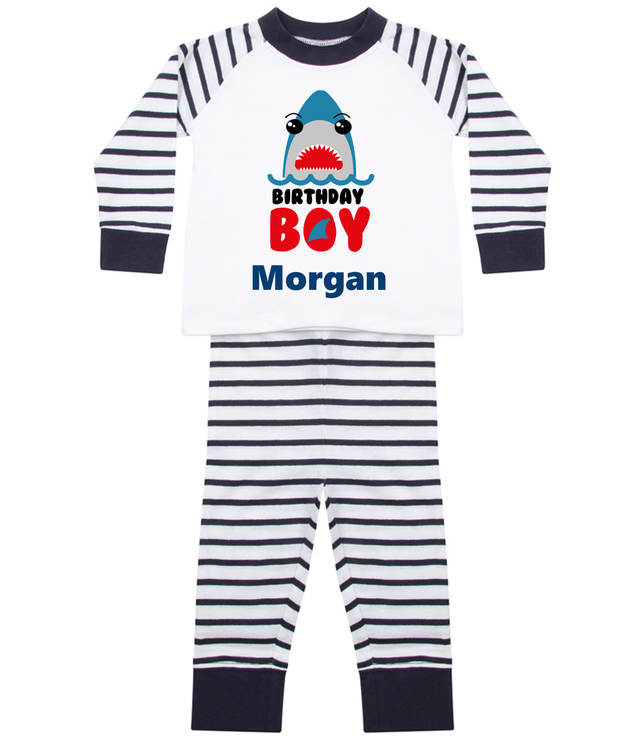 Personalised Pyjamas - Birthday Boy - Blue
