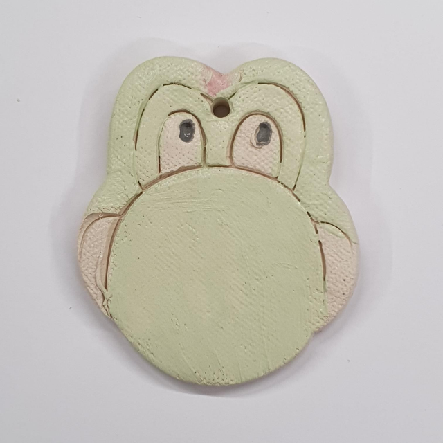 Mario series - Yoshi head matte decoration 