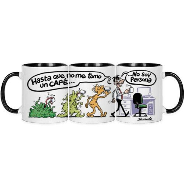 Taza &quot;Hasta que no me tomo un café, no soy persona&quot;