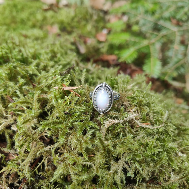 Bague Opale Welo Argent Massif