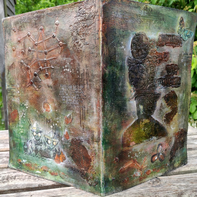 Grand cahier de style industriel