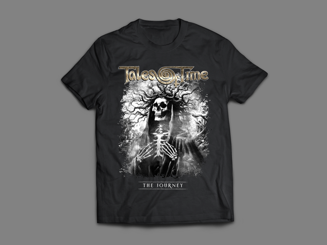 The Journey - Official EP T-shirt - Black and White design