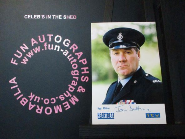 John Duttine (SGT Miller) Original Pre-Print Blue Heartbeat 6x4 Cast Card