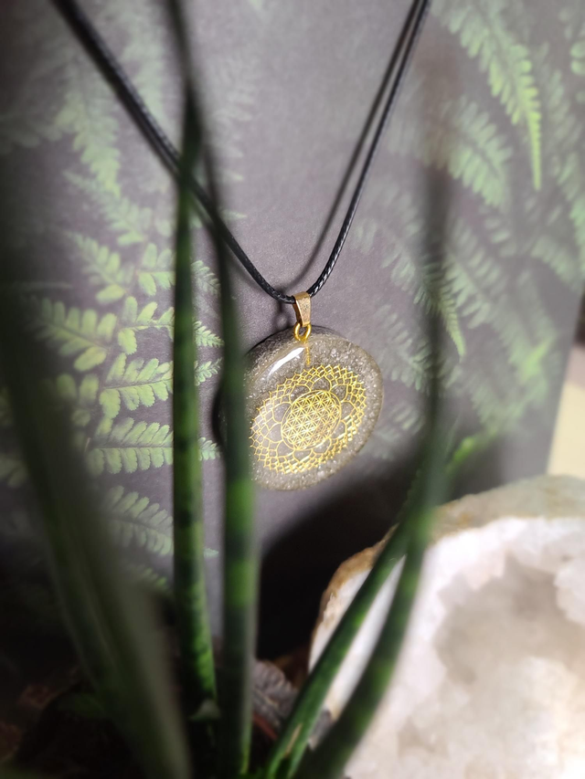 Fleur de vie Amulette Quartz