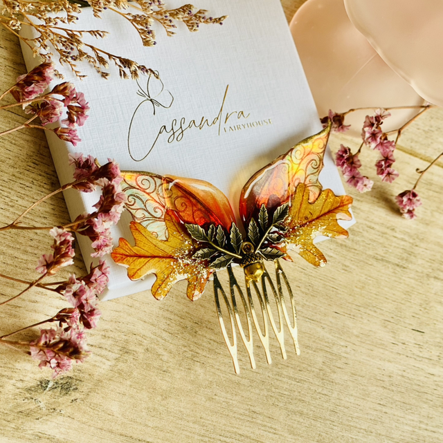 Cœur de chêne - peigne à cheveux 