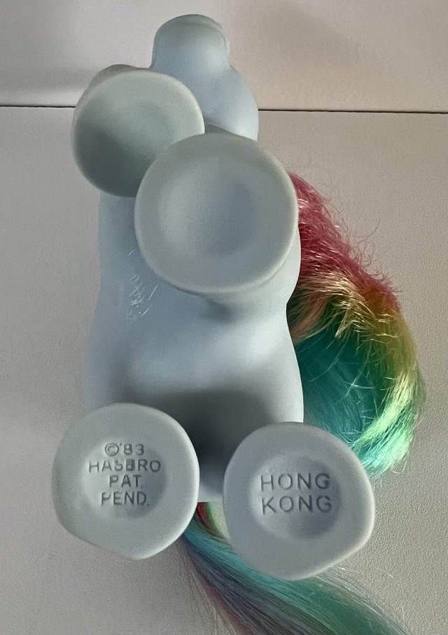 My Little Pony : Moonstone (glittery symbols) * unicorn * G1 * 1983 * Hong Kong