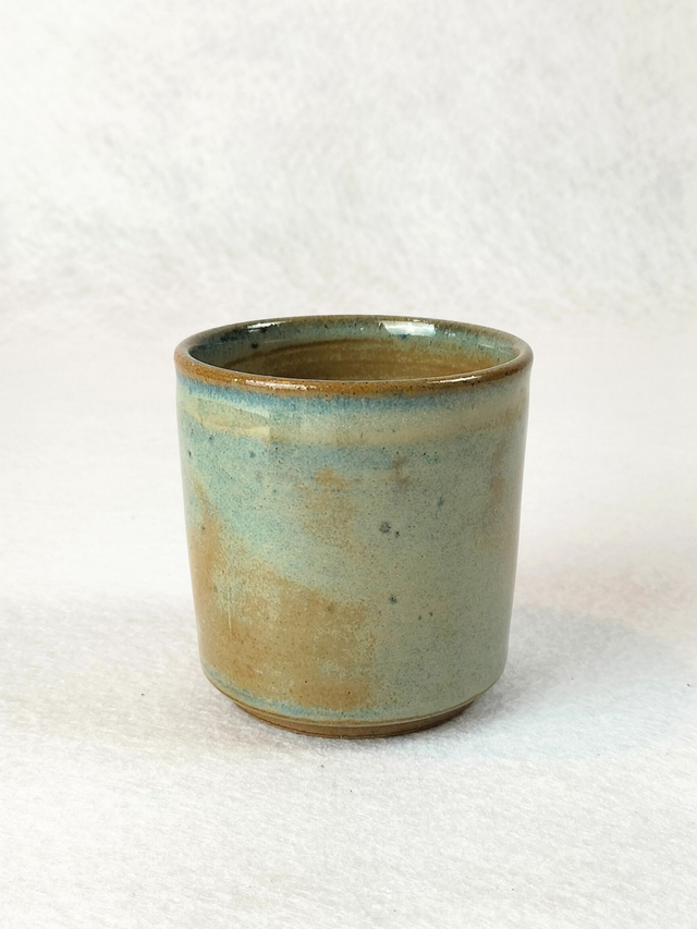 Tasse Uni  – Beige et bleu 