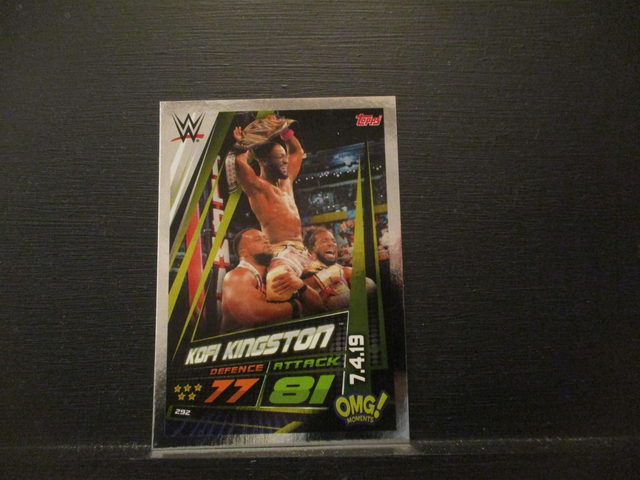Kofi Kingston - OMG! Moments Slam Attax Universe Original Trading Card #292
