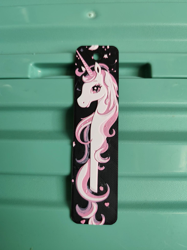 Licorne marque page 