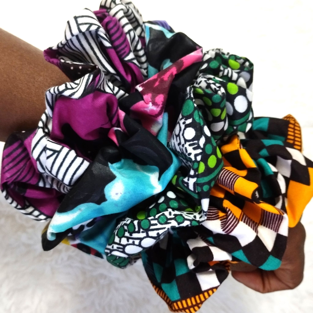 Jumbo scrunchie set