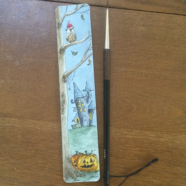 Marque-page personnalisé Thème Maison hantée 