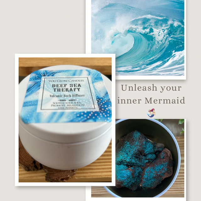 Deep Sea Therapy volcanic rock diffuser🧜🏻‍♀️