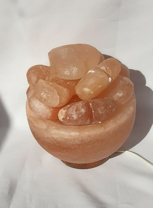 Lampe en fleur de Sel- 8 Coeurs