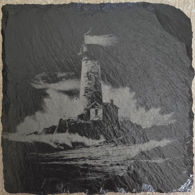 Scène spectaculaire de phare côtier