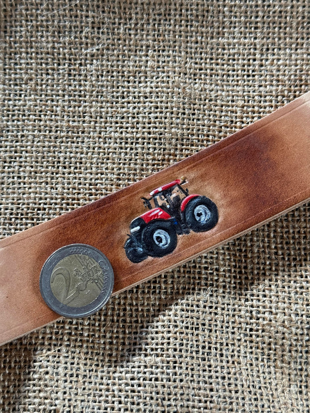 Ceinture tracteur rouge