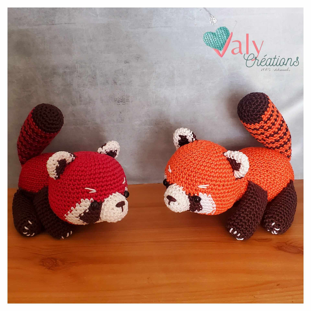 Panda roux ( sur commande)