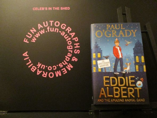 Paul O'Grady 'Eddie Albert &amp; The Amazing Animal Gang' Authentic Autographed Hardback Book