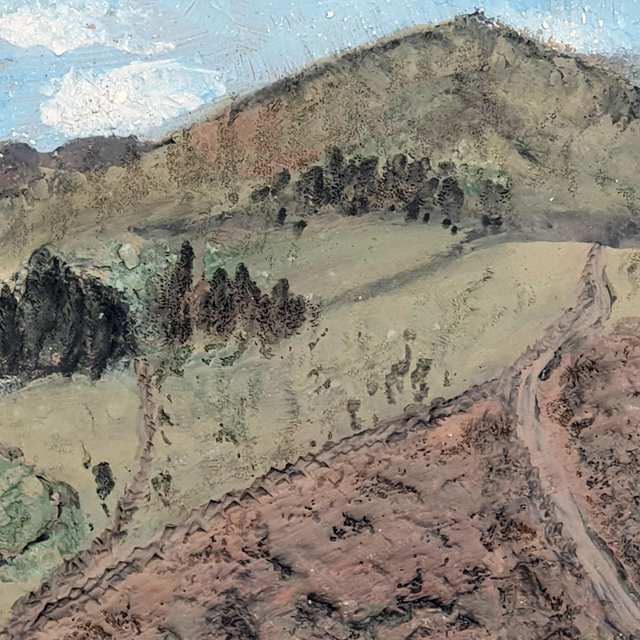 View towards Skiddaw landscape greeting card 