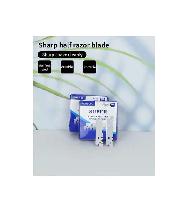 Single half razor blade