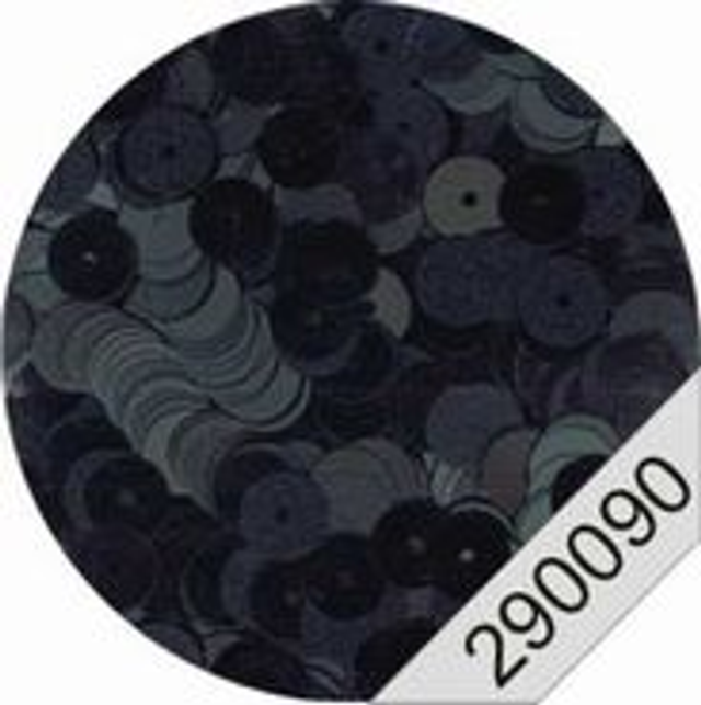 Pailletten matte black - ca. 600 stuks (290090)