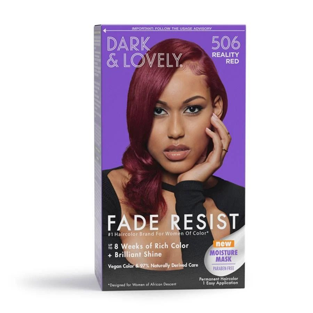  Dark & Lovely - Fade Resist Reality Red  Hair Colour 506