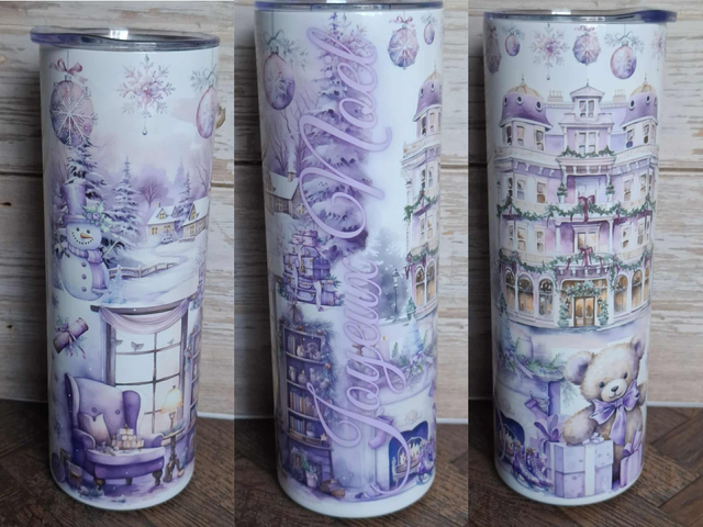 Gourde Canette noël