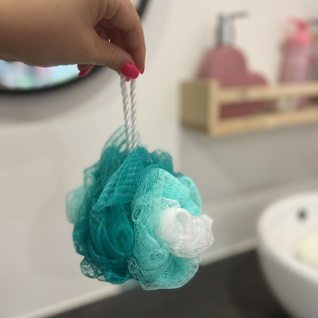 Fleur de douche BLEU TURQUOISE 