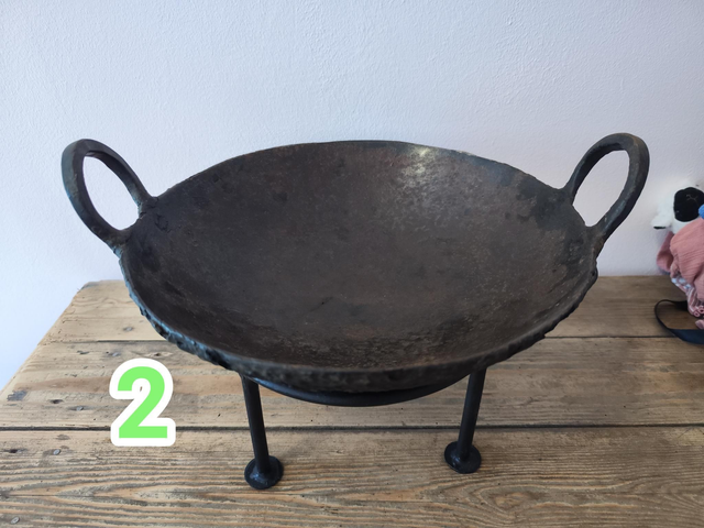 Antique Indian Cooking Bowl No2