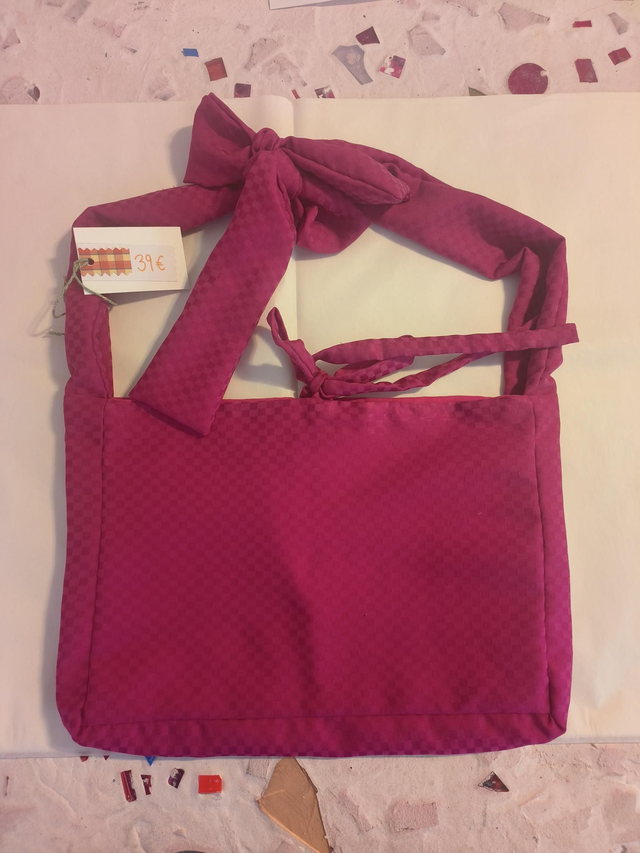Sac noeud fushia 