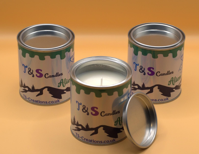8.5oz Standard Tin Soy Candle 