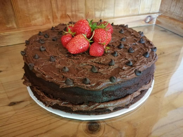 Iced Celebration Chocolate Cake to Order (Gluten Free) 