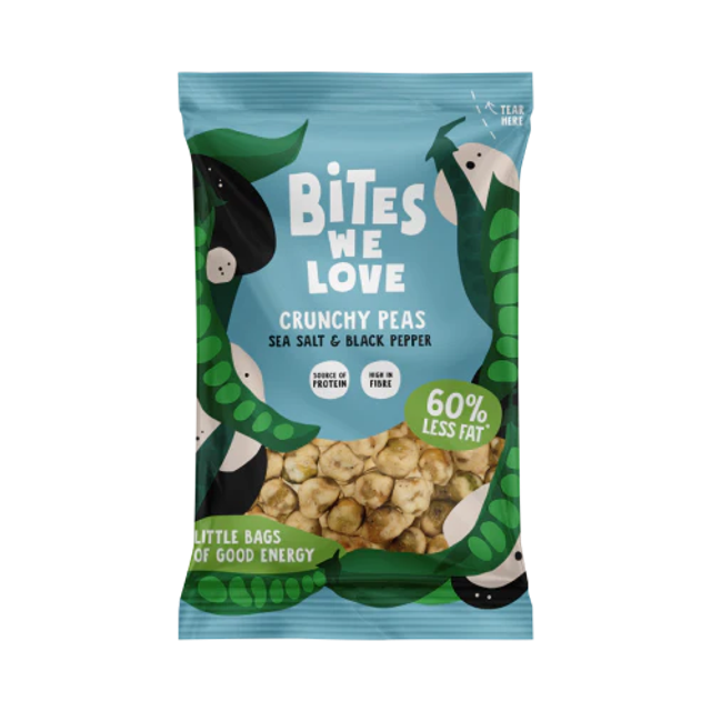 BitesWeLove: Crunchy Peas Sea Salt &amp; Black Pepper