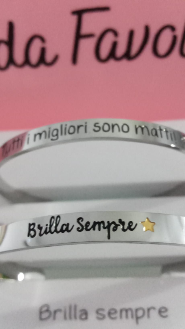 Bracciale "brilla sempre"
