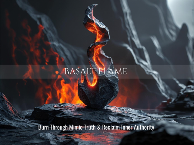 Basalt Flame | Burn Through Mimic Truth &amp; Reclaim Inner Authority | Same Day Delivery