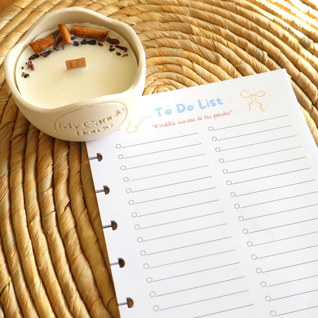 Recharge 50 To Do List + Recharge bougie (en option)