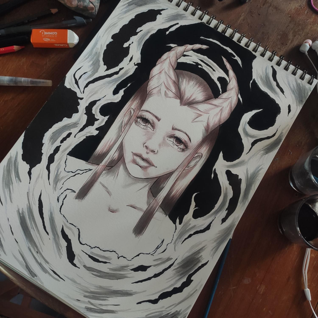 Démone, oeuvre originale