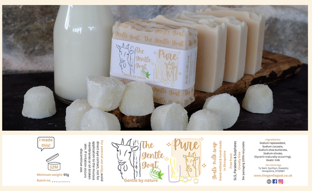 Pure bar Goats’ milk soap