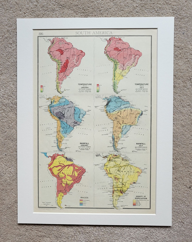 South America - Climate, Population, etc