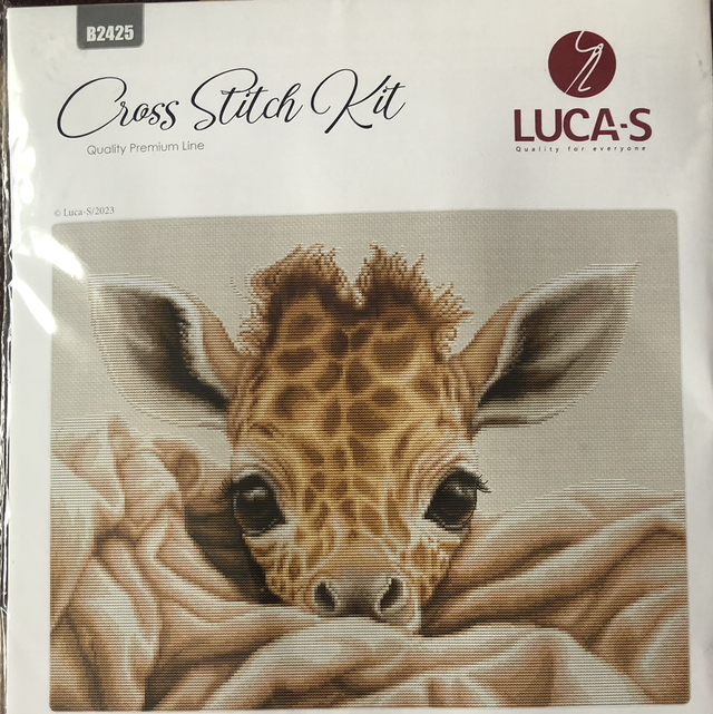 Cross Stitch Kit Luca-S - The Baby Giraffe