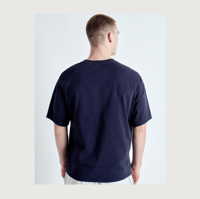 American Vintage T-Shirt Fizvalley Navy Vintage