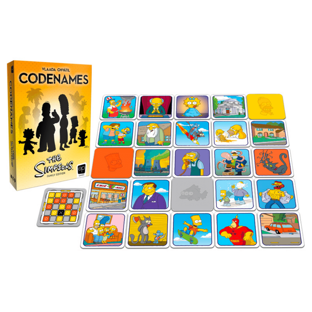 The Simpsons Codenames Board Game