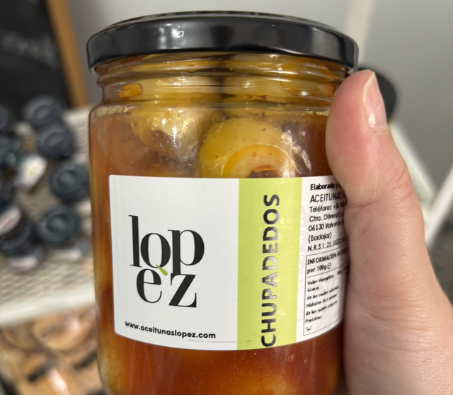 Aceituna chupa dedos