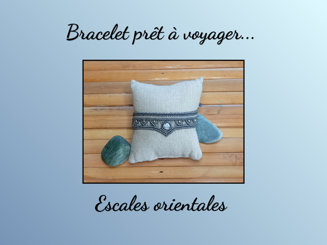 Bracelet macramé Howlite - Calme et Lâcher-prise