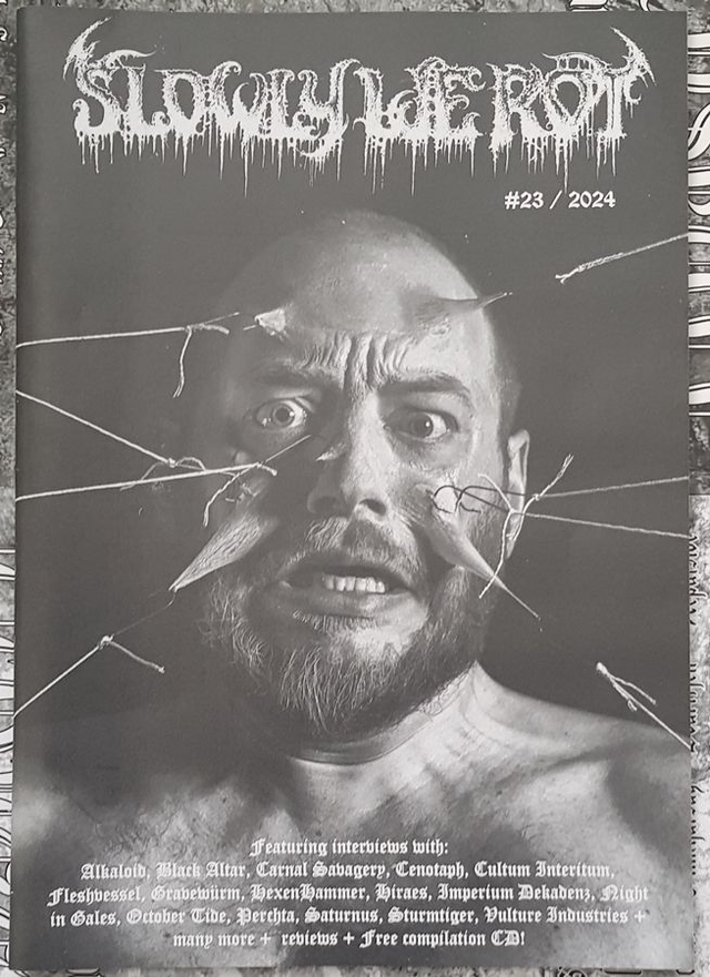 SLOWLY WE ROT Magazine #23 / 2024 + FREE compilation CD