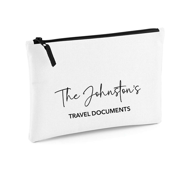 Travel Pouch - White