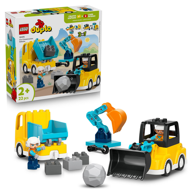 LEGO DUPLO 10475 Baufahrzeuge 3-in-1-Set