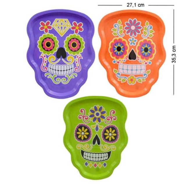 Bandeja Catrina (Día De Muertos) 35,3 Alto X 27,1 Ancho
