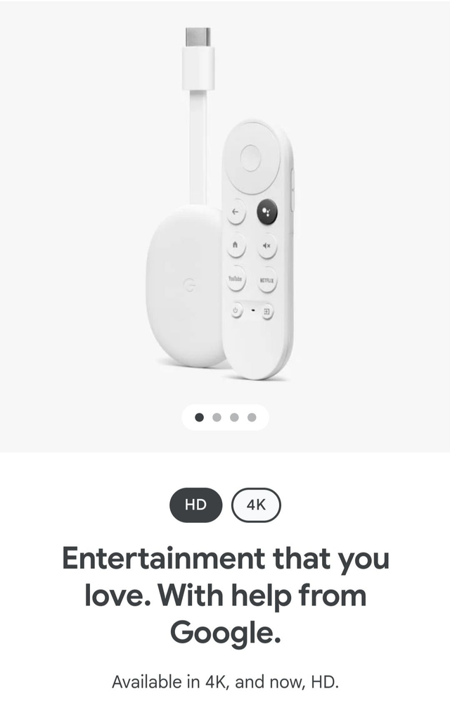 Google Nest Chromecast with Google TV