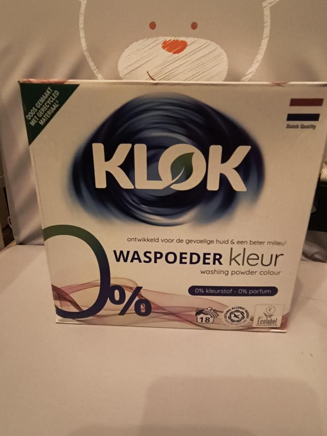 Klok - wasmiddel kleur 18 wasbeurten