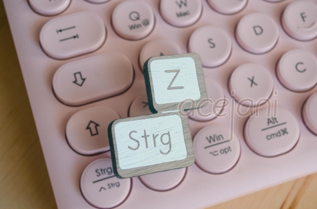 Strg+Z Wooden Pin